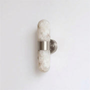 Brushed Nickel & White