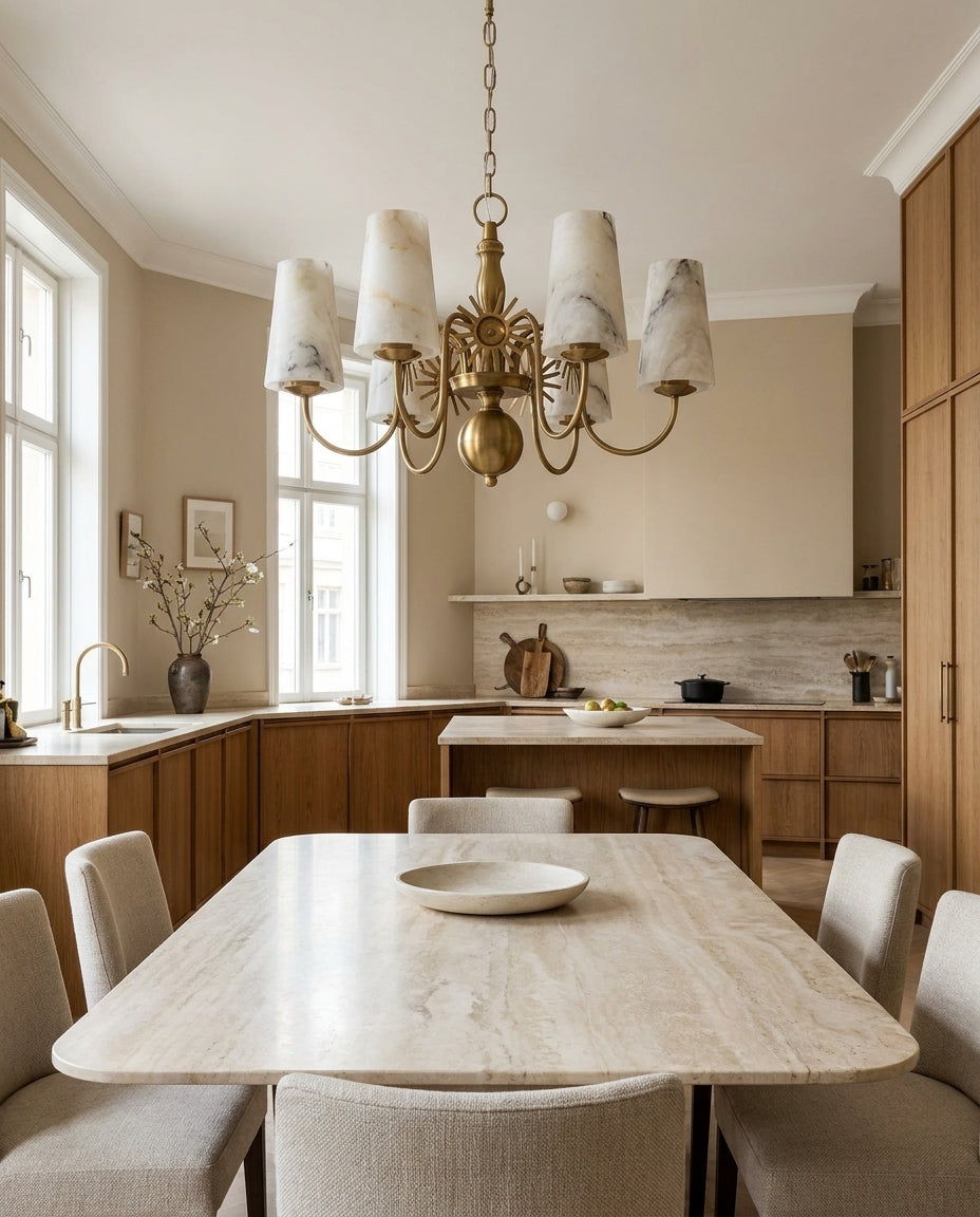 Ravina Alabaster Chandelier — product view 6