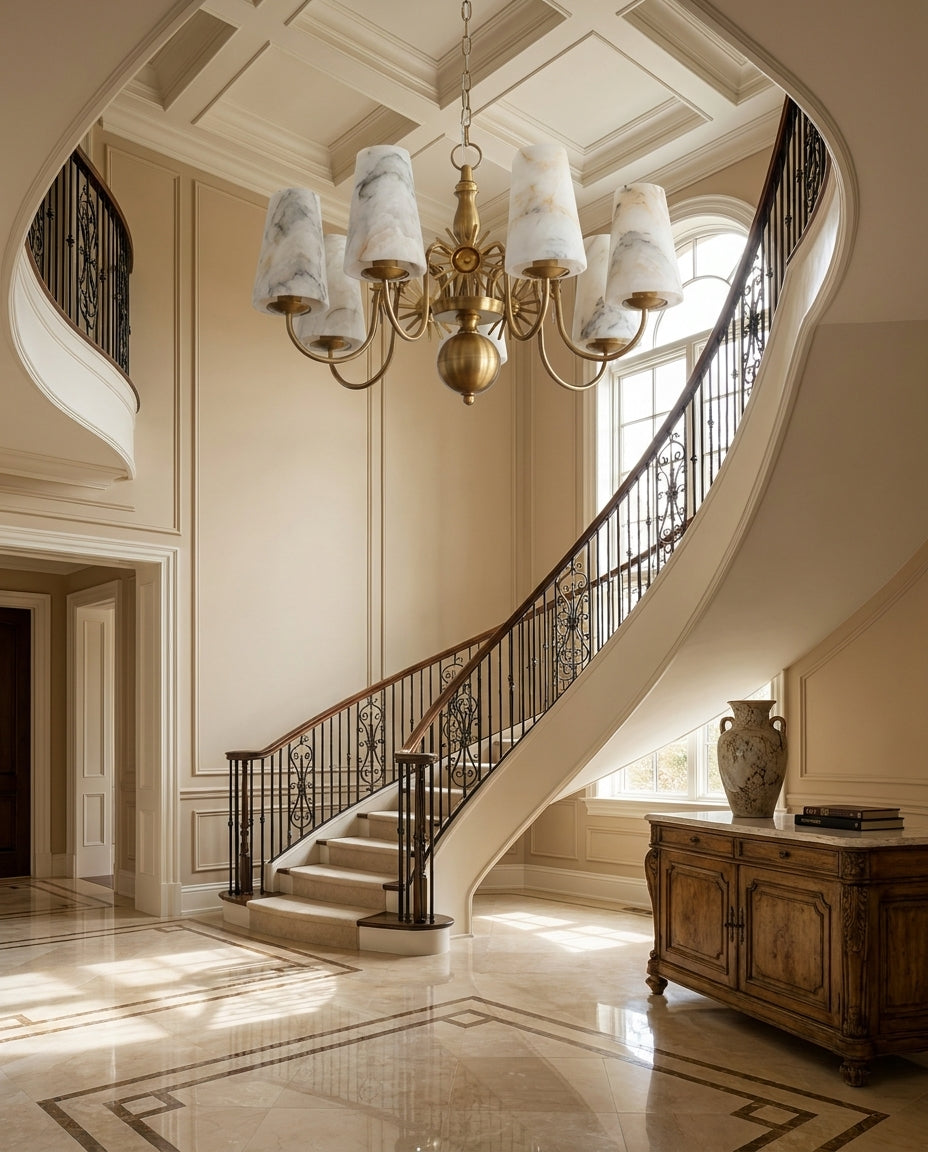 Ravina Alabaster Chandelier — product view 8