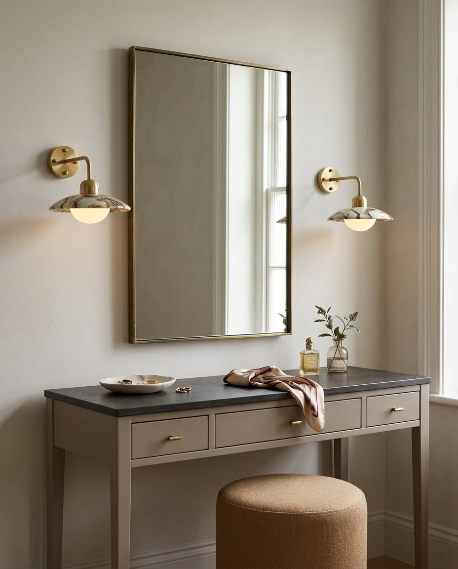 Vardessa Marble Wall Sconce — product view 3