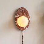 Marovyn Plug In Marble Wall Sconce — product view 13