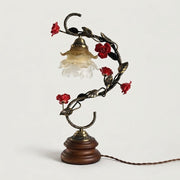 Walnut Color & Brass & Red