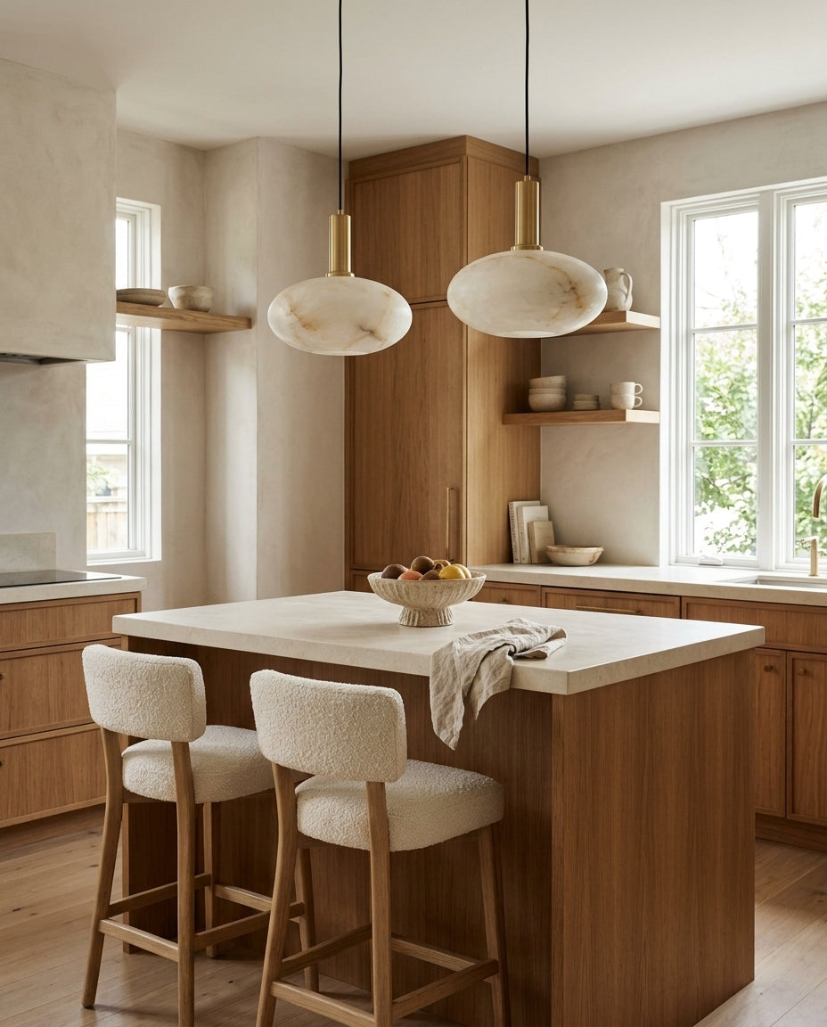 Nina Alabaster Pendant Lamp — product view 2