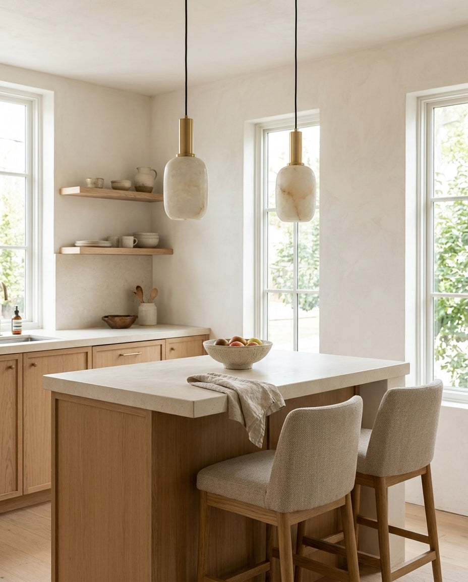 Nina Alabaster Pendant Lamp — product view 4