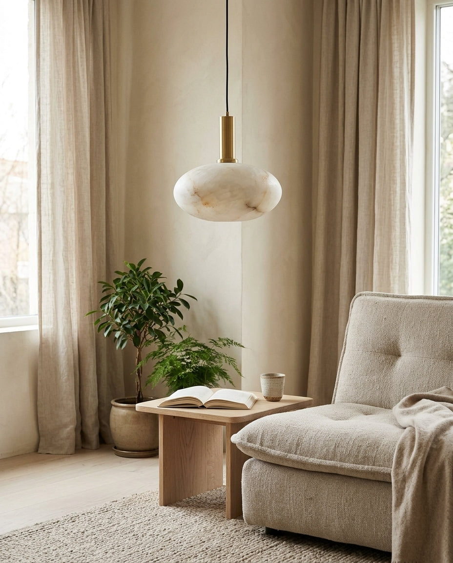 Nina Alabaster Pendant Lamp — product view 7