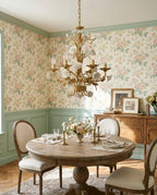 Rosencourt Ceramic Rose & Crystal Chandelier — product view 13