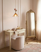 Roseloria Brass & Glass Rose Pendant Light — product view 2