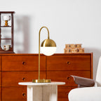 Brenton Brass Arch Table Lamp – product view 2