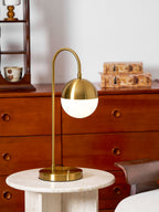 Brenton Brass Arch Table Lamp – product view 3