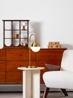 Brenton Brass Arch Table Lamp – product view 4
