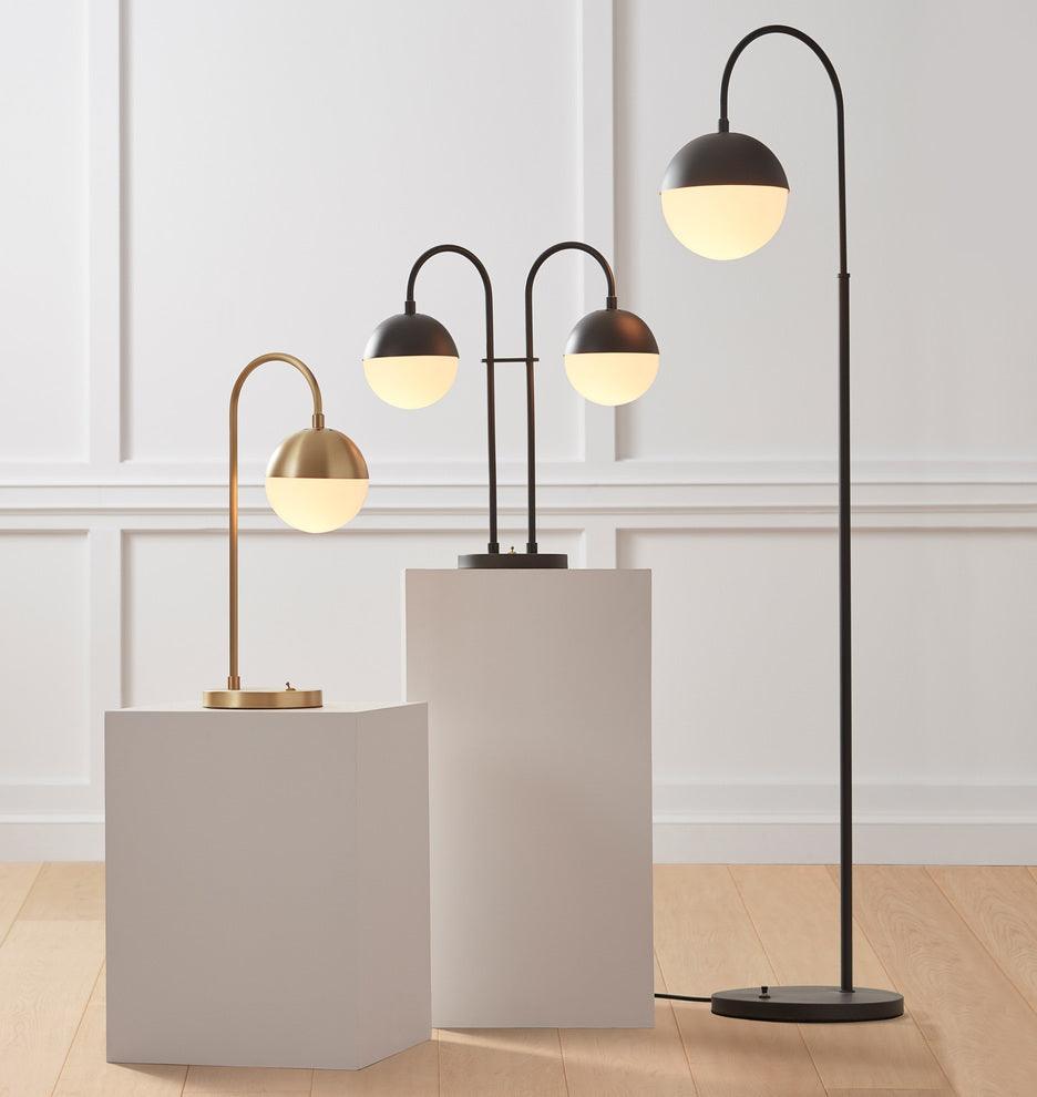 Brenton Brass Arch Table Lamp – product view 17