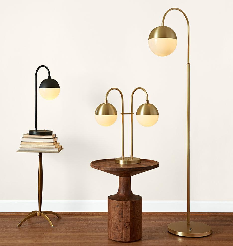 Brenton Brass Arch Table Lamp – product view 18