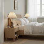 Accordion Pleat Walnut Table Lamp — product view 6