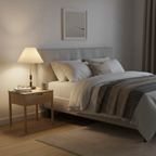 Accordion Pleat Walnut Table Lamp — product view 7