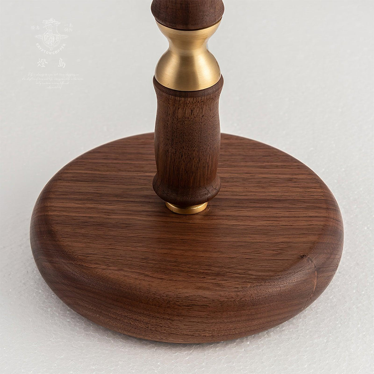 Accordion Pleat Walnut Table Lamp — product view 19