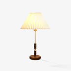 Accordion Pleat Walnut Table Lamp — product view 20