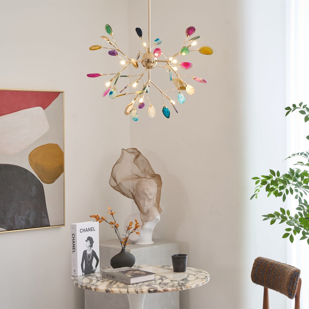Agate Flake Chandelier – product view 2