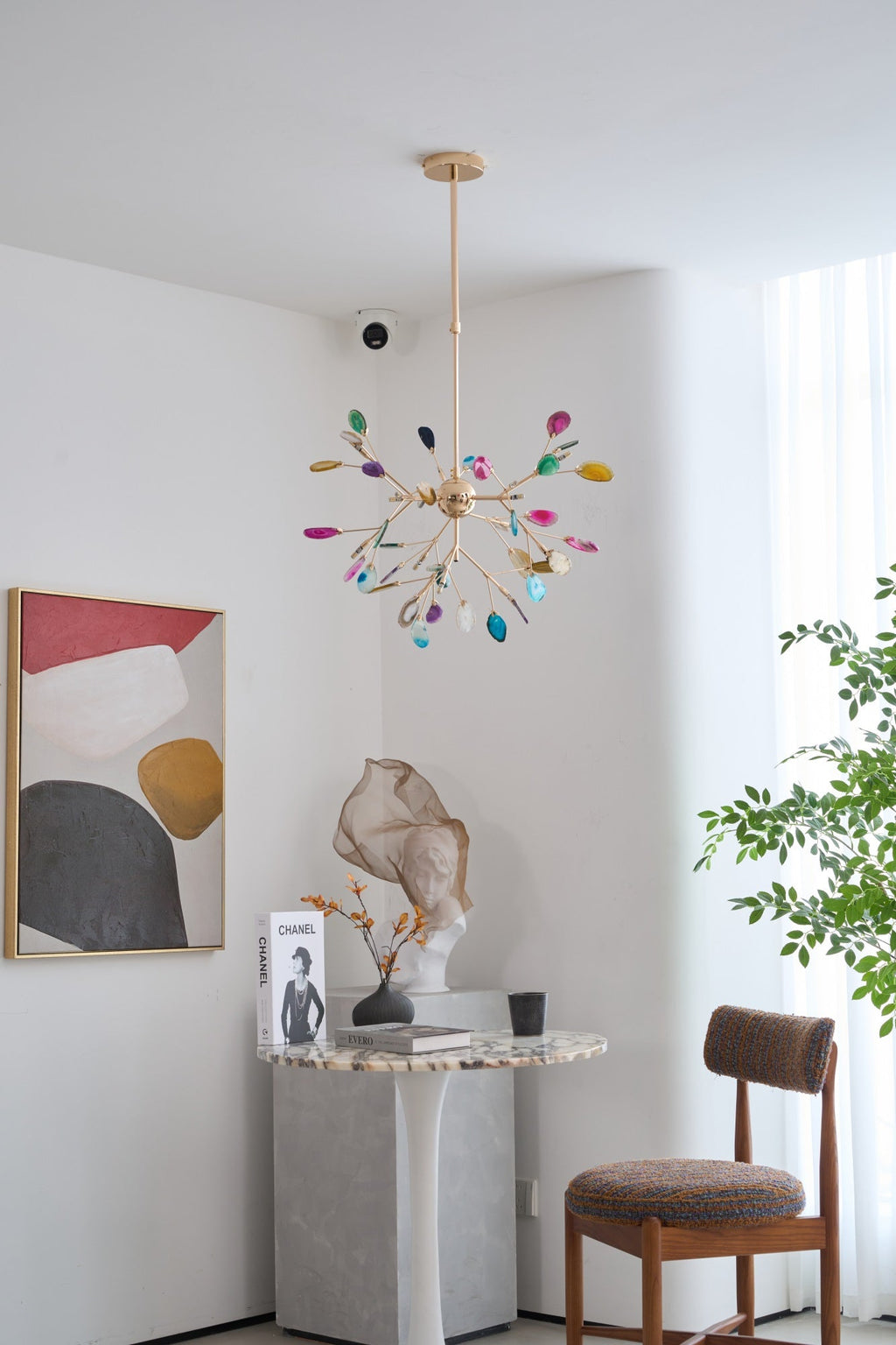 Agate Flake Chandelier – product view 7