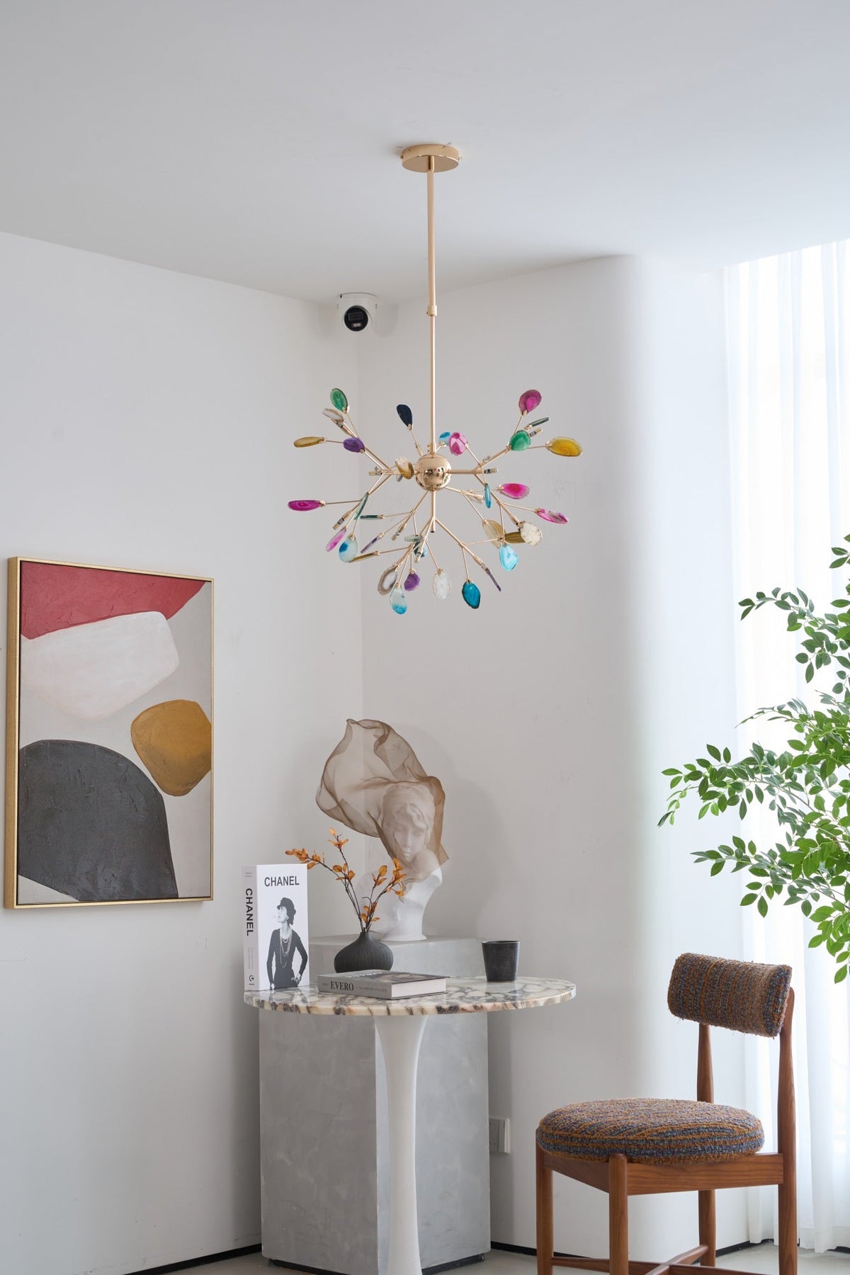 Agate Flake Chandelier – product view 7