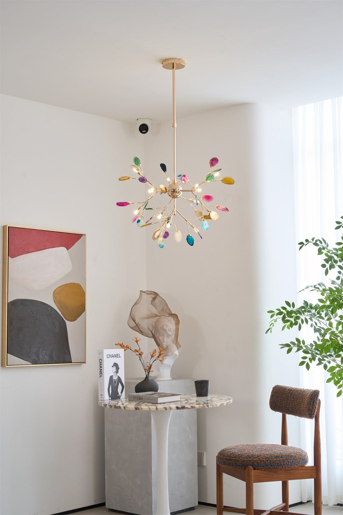 Agate Flake Chandelier – product view 8