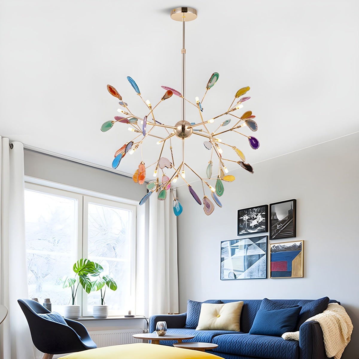 Agate Flake Chandelier – product view 12