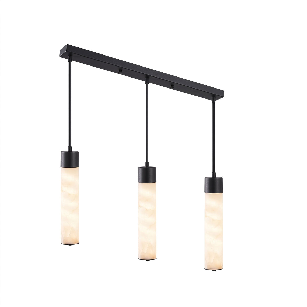Alabaster Tube Brass Pendant Lamp – product view 24
