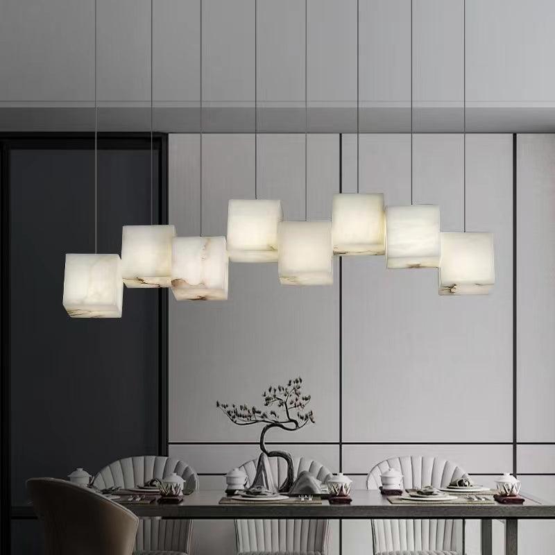 Alabaster Box Chandelier – product view 3