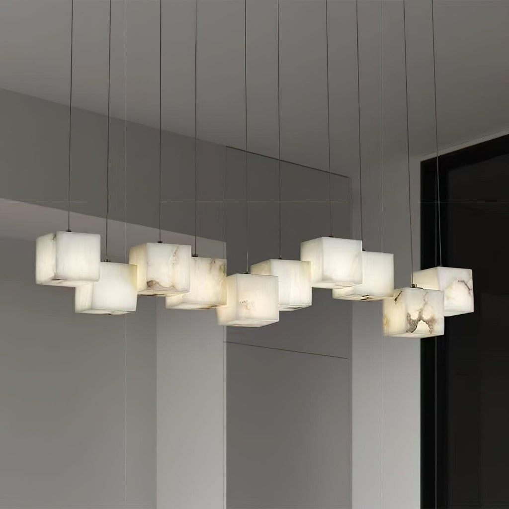 Alabaster Box Chandelier – product view 6
