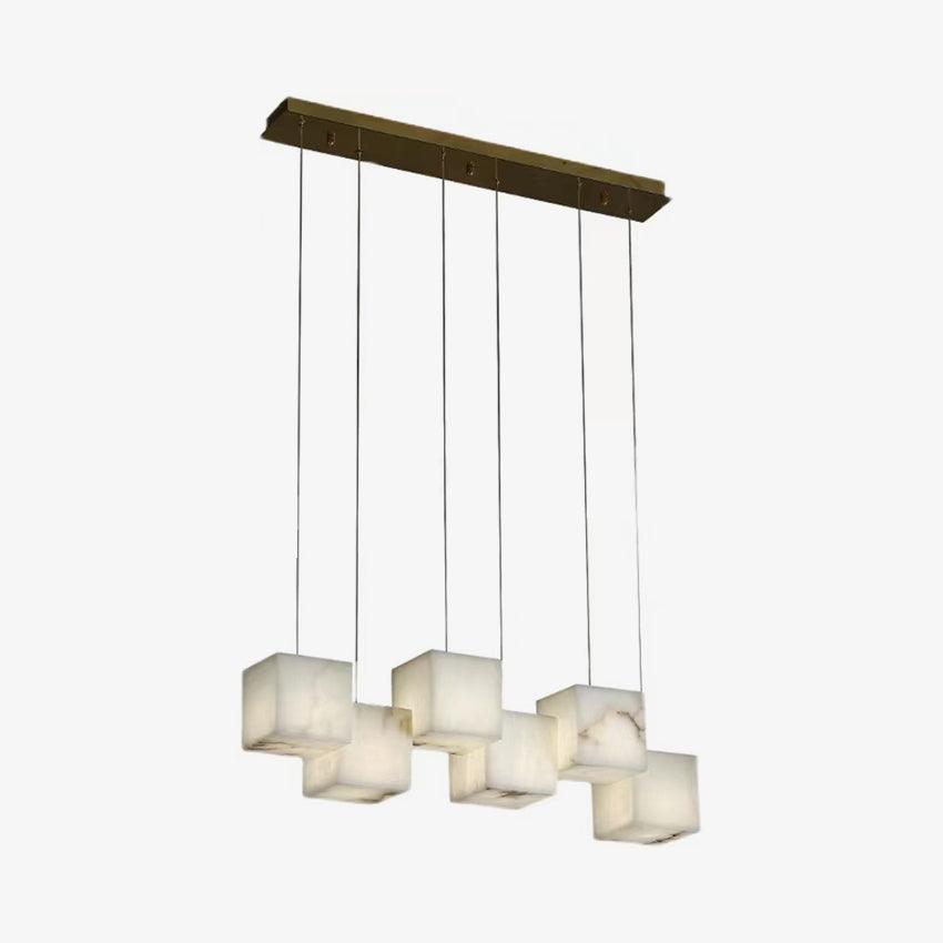 Alabaster Box Chandelier – product view 7