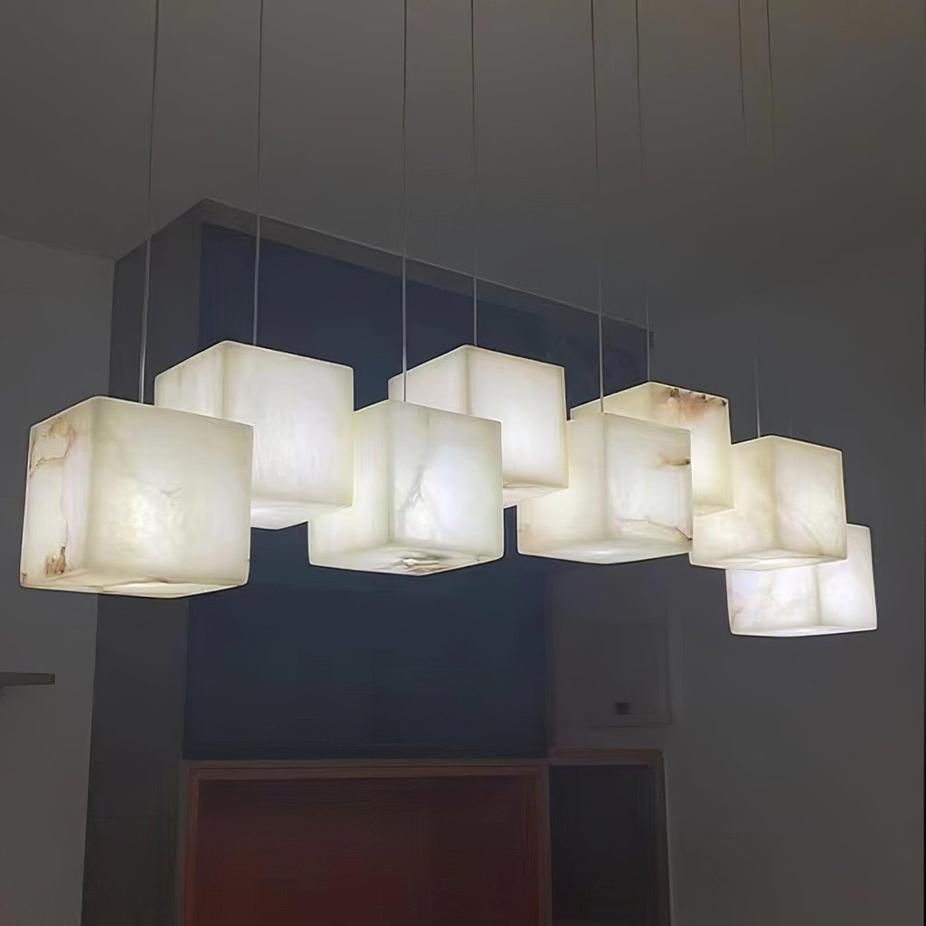 Alabaster Box Chandelier – product view 9