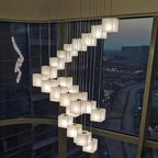 Alabaster Box Chandelier – product view 10