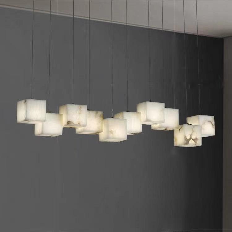 Alabaster Box Chandelier – product view 11