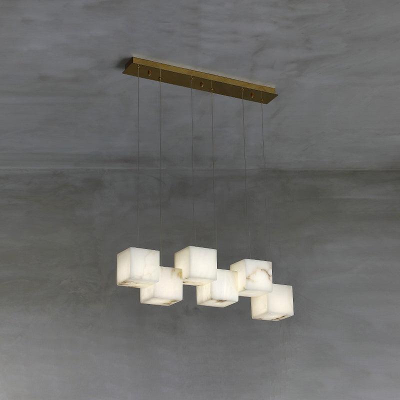 Alabaster Box Chandelier – product view 14