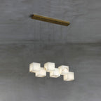 Alabaster Box Chandelier – product view 14