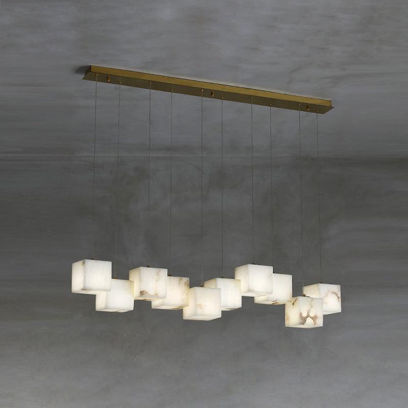 Alabaster Box Chandelier – product view 16