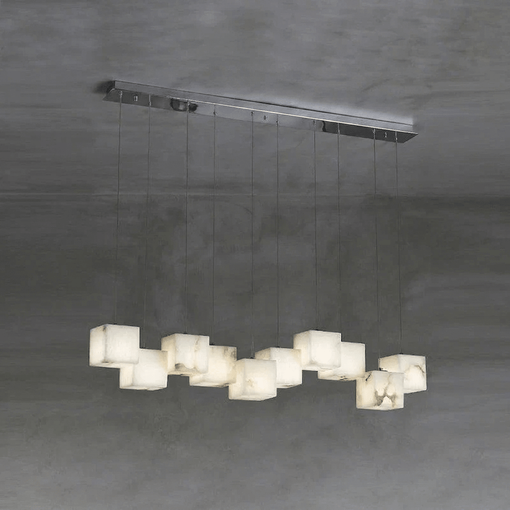 Alabaster Box Chandelier – product view 18