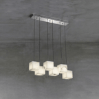 Alabaster Box Chandelier – product view 19