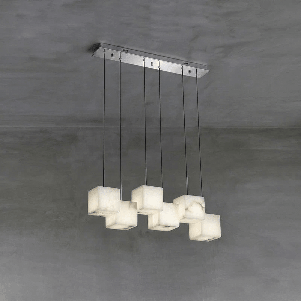 Alabaster Box Chandelier – product view 19