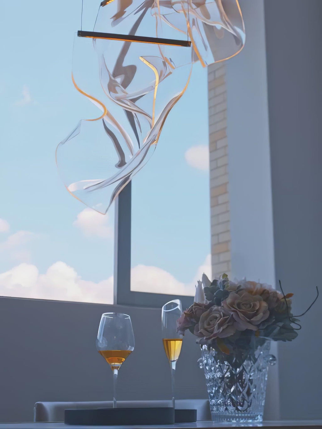 Acrylic LED Chandelier — product view 30