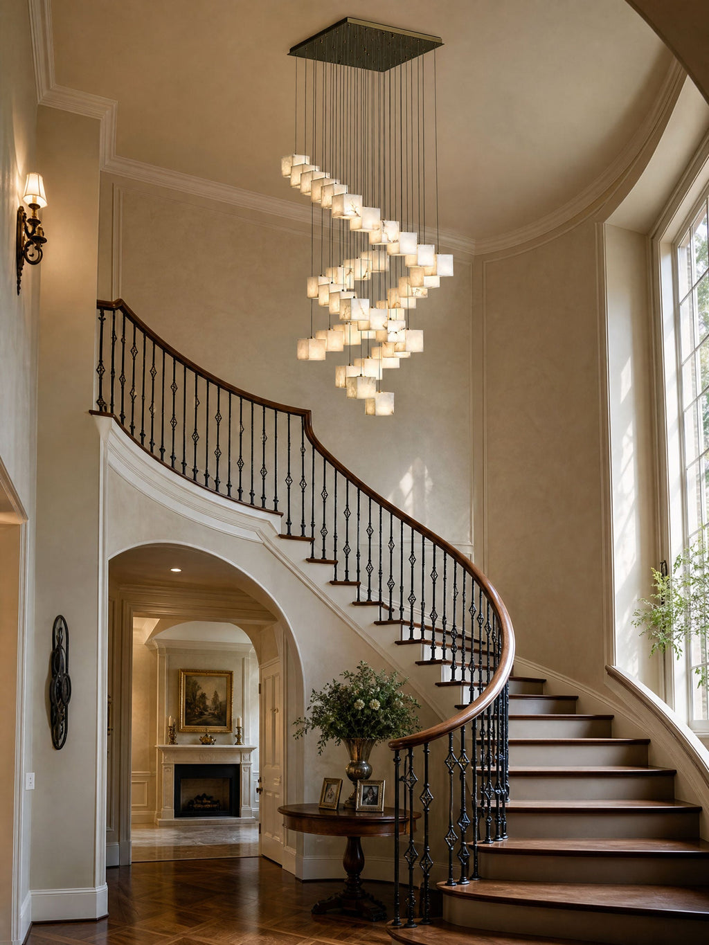 Alabaster Box Pendant Light – product view 3