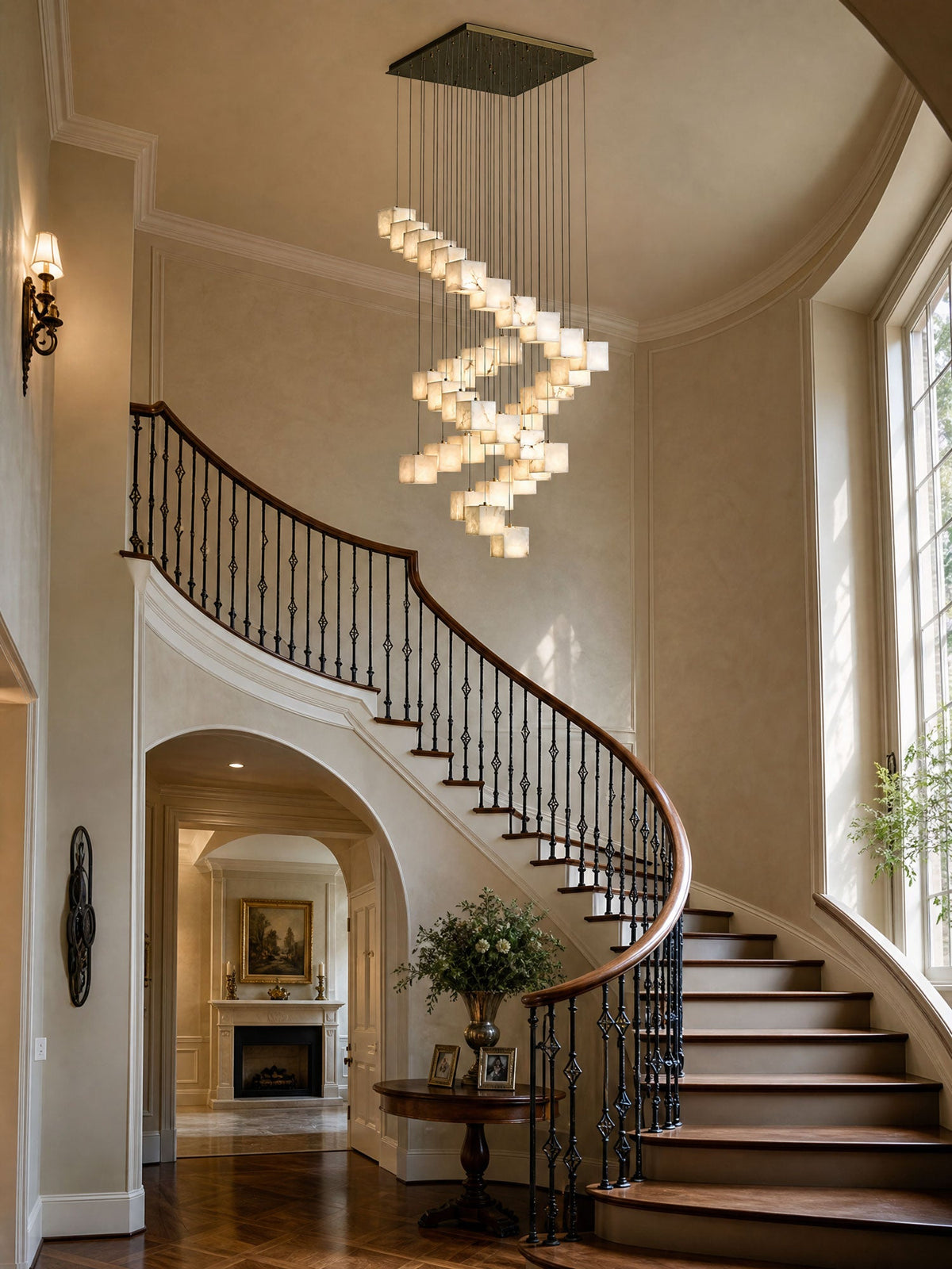 Alabaster Box Pendant Light – product view 3