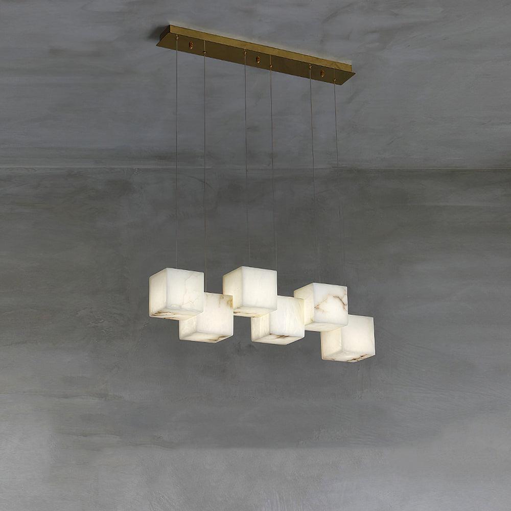 Alabaster Box Pendant Light – product view 9
