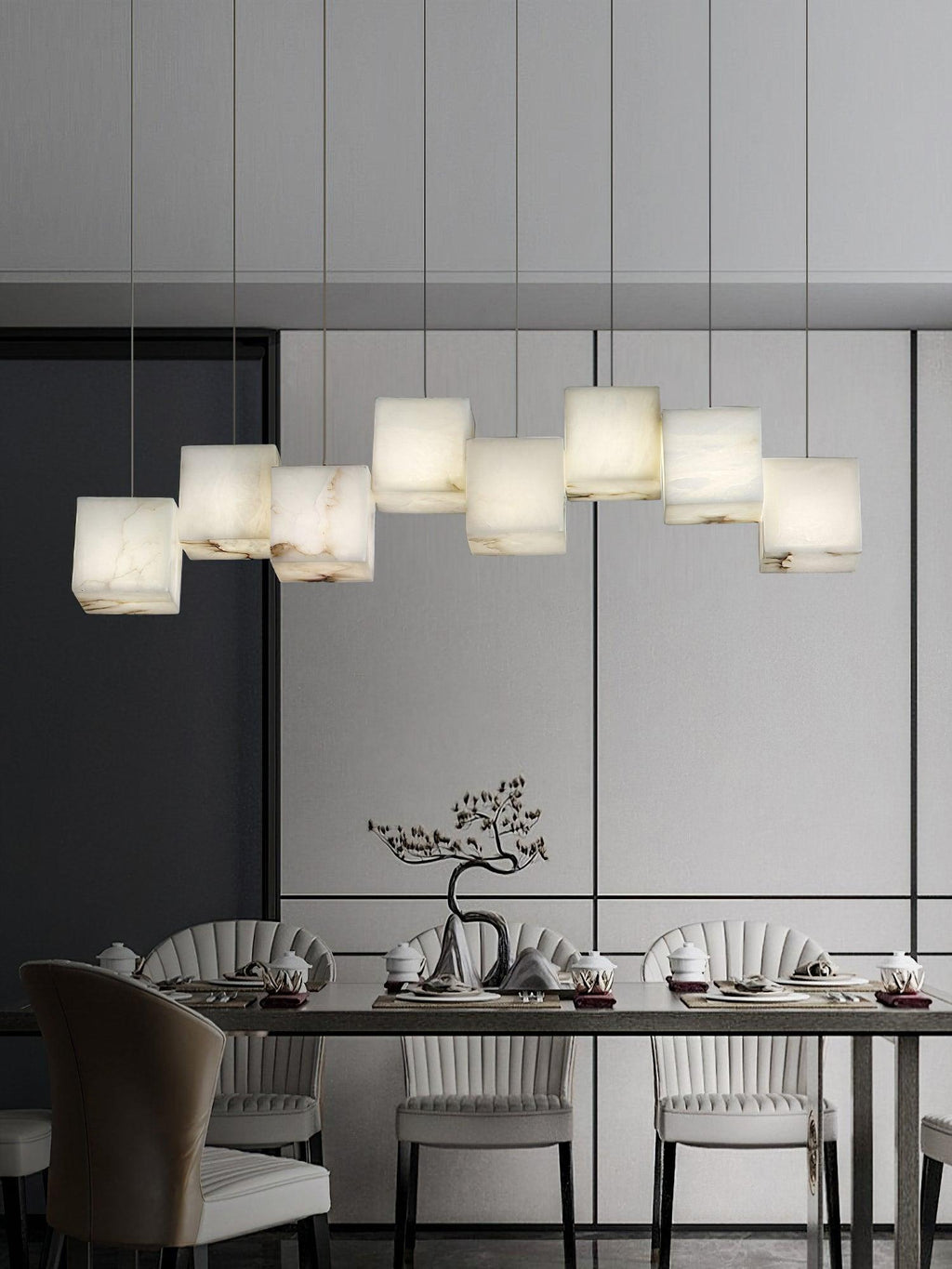 Alabaster Box Pendant Light – product view 12