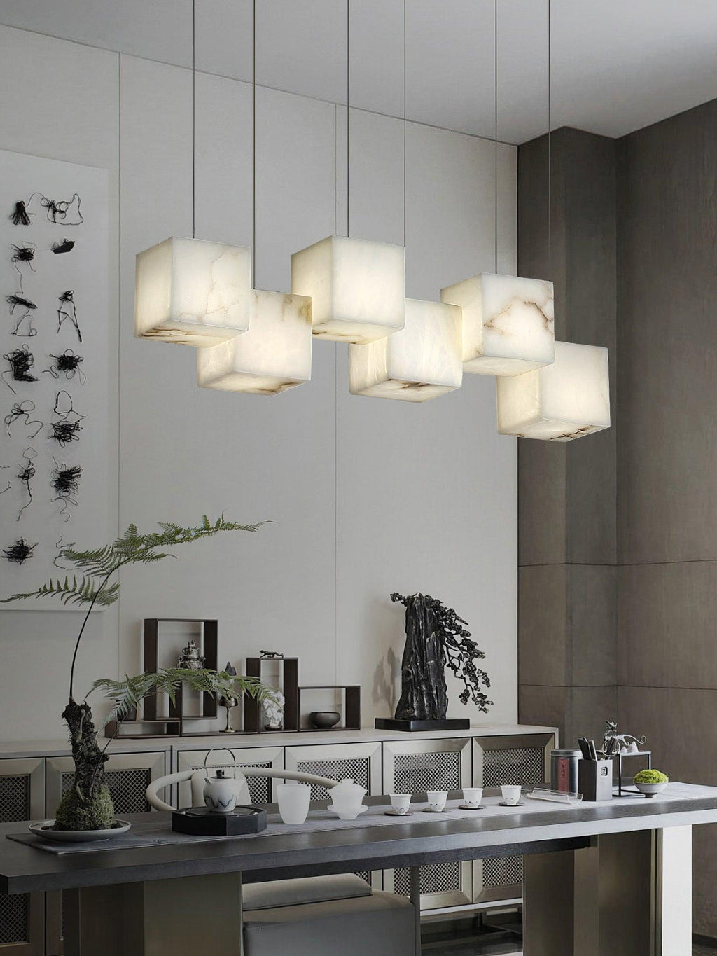 Alabaster Box Pendant Light – product view 15