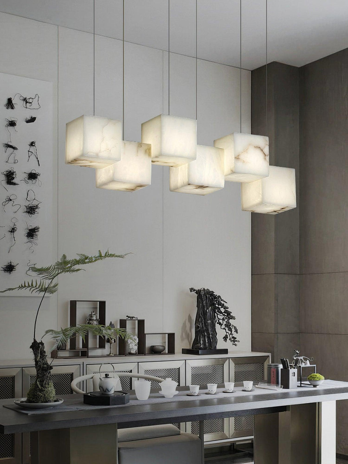 Alabaster Box Pendant Light – product view 15