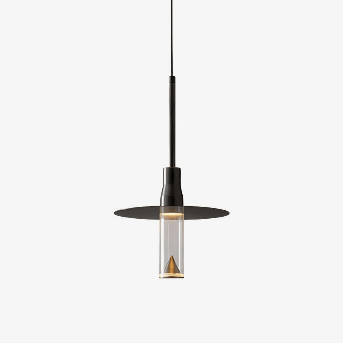 Acrylic Hat Plate Pendant Light — product view 1