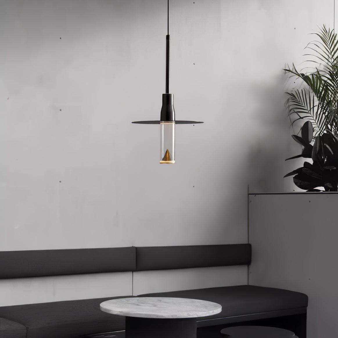 Acrylic Hat Plate Pendant Light — product view 6