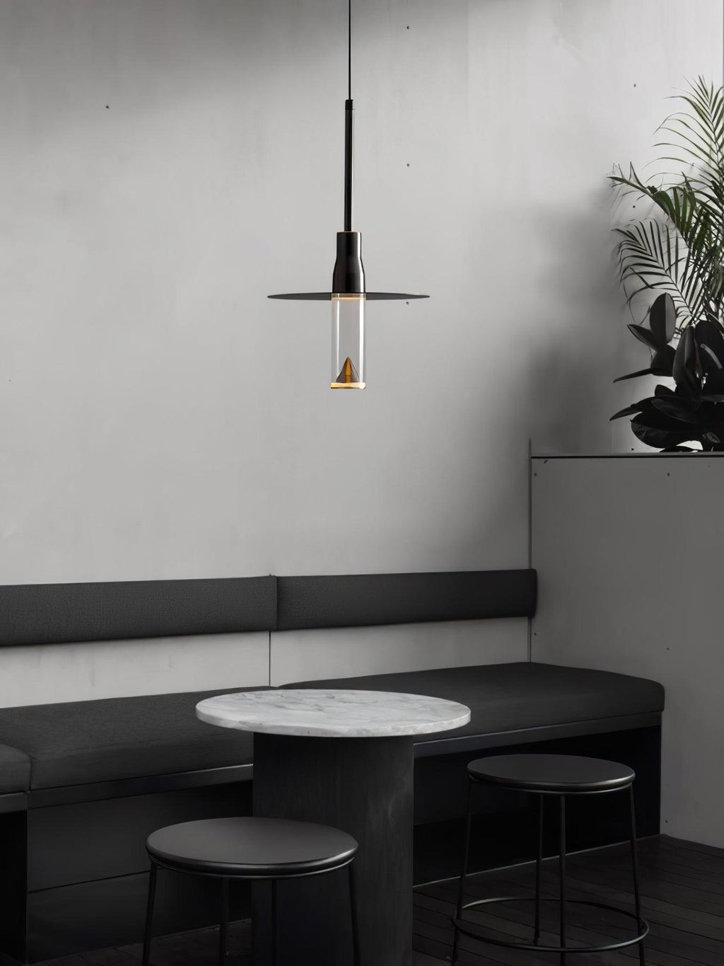 Acrylic Hat Plate Pendant Light — product view 9