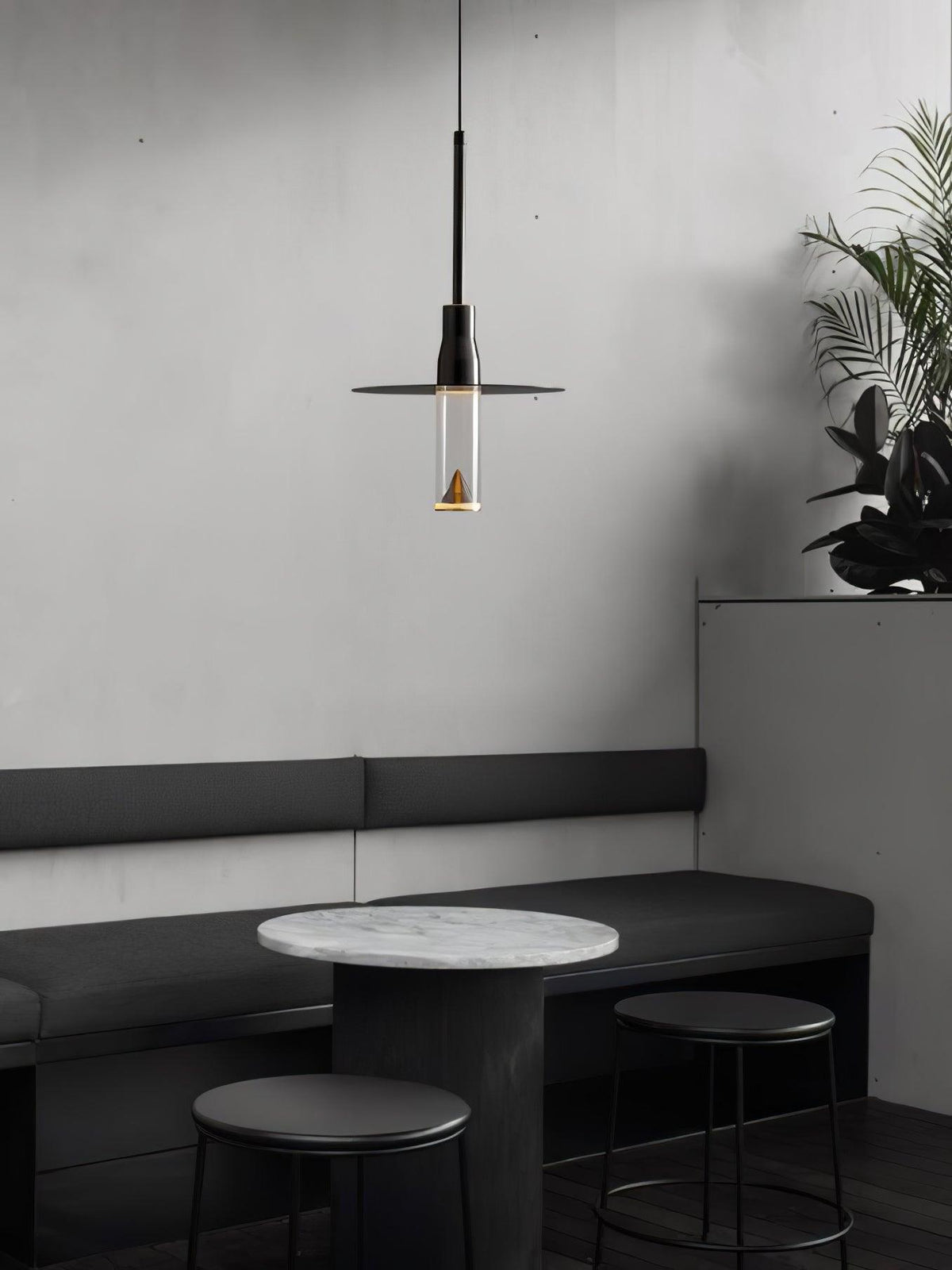 Acrylic Hat Plate Pendant Light — product view 9