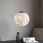 Alabaster Ball Pendant Light – product view 2